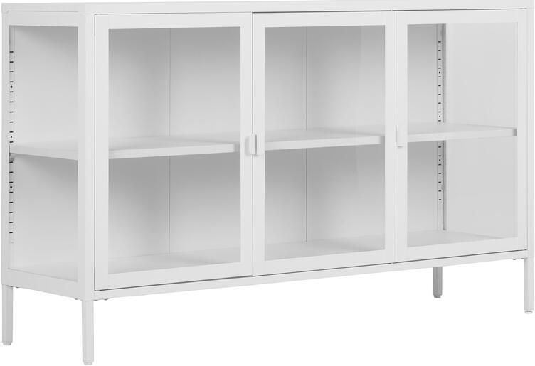 Giga Meubel House Nordic Dressoir Wit Metaal 3 Deuren 140x40x85cm Brisbane - Foto 2