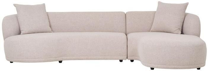 House Nordic Bank Naturel Rechts Polyester & MDF 86 148x256x69 cm Bank Kingston - Foto 2