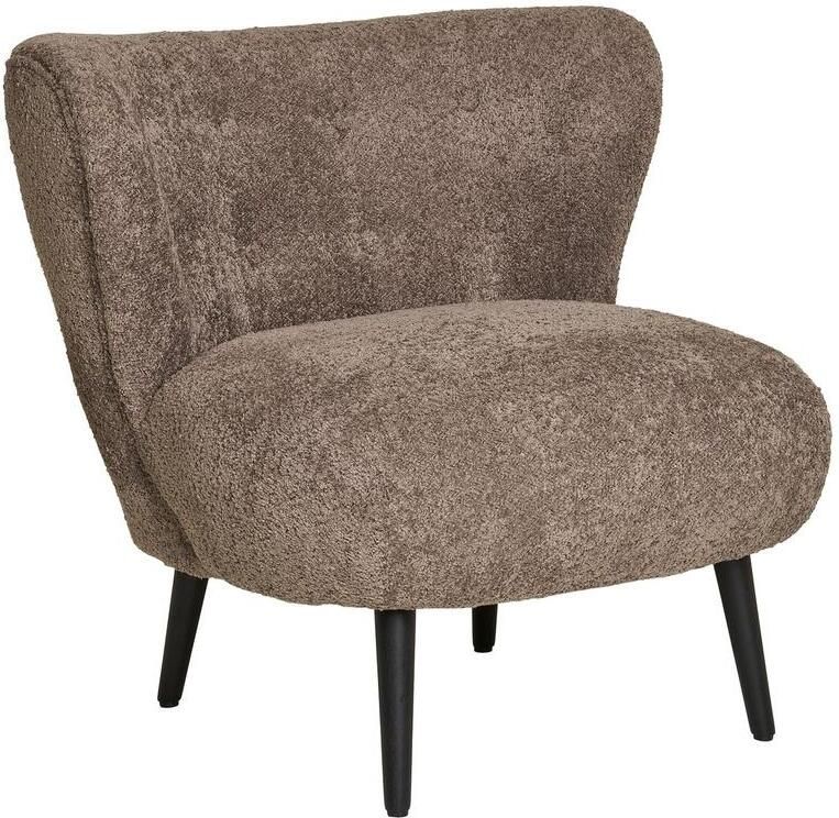Giga Meubel House Nordic Fauteuil Bouclé Bruin Zithoogte 45cm 78x70x73cm Covelo - Foto 2