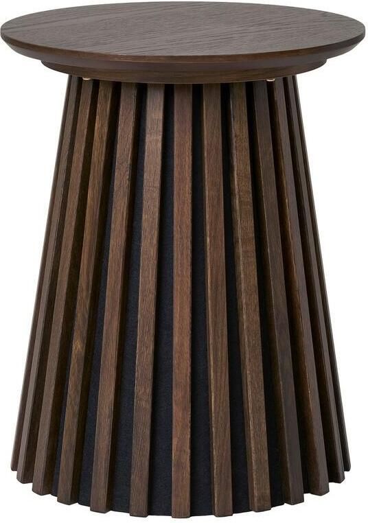 Giga Meubel House Nordic Sidetable Bruin Eikenfineer Ø40x50cm Osaka - Foto 2