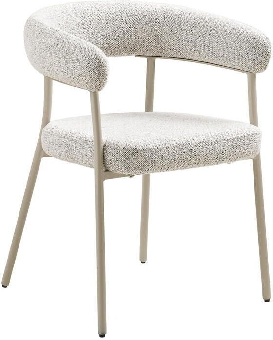 House Nordic Trivio Zand Eetkamerstoel met Armleuning set van 2 - Foto 2