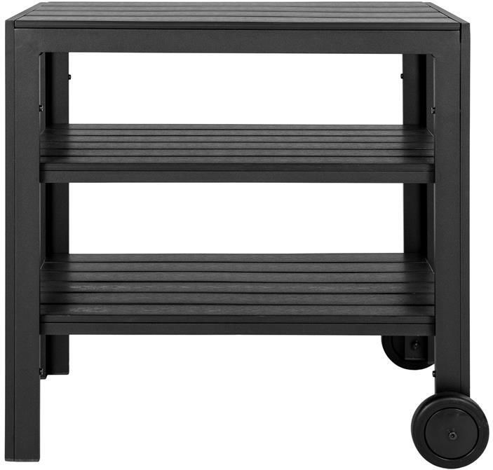 Hioshop Taormina serveerwagen 3 planken buitenshuis zwart. - Foto 2