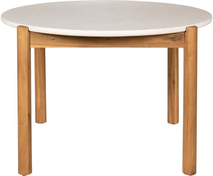 House Nordic Tuintafel Acacia|Wit 120x120x76cm Terracina