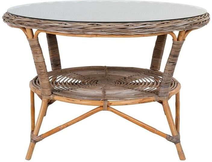 House Nordic Tuintafel Larisa kubu|Glasplaat ø120cm