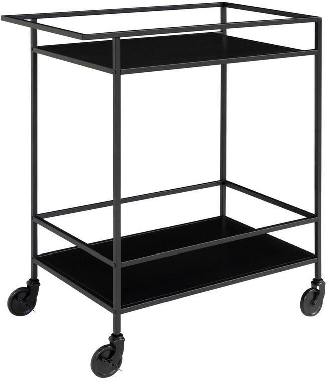 House Nordic Serveerwagen Avery 68x40x59 cm zwart - Foto 2