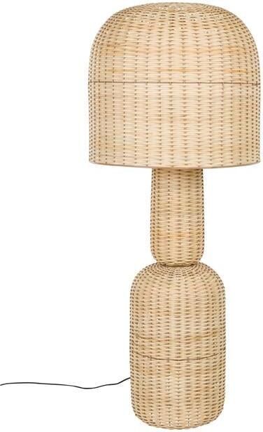 Housecraft Living Jude Vloerlamp Rotan Bruin