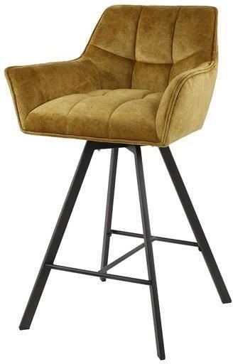 Hoyz Collection Barstoel Raster Draaibaar- Set van 2 - Foto 2