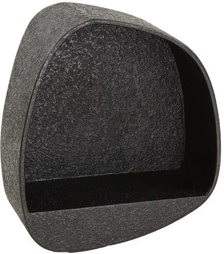 Hoyz Collection Wandschap Metallic Breed Grijs 21x43x48 cm