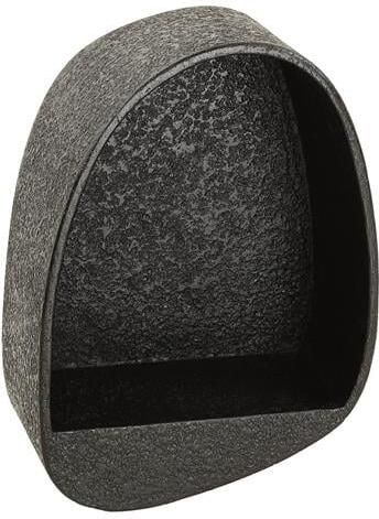 Hoyz Collection Wandschap Metallic Druppel Grijs 21x34x46 cm