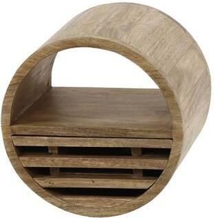 Hoyz Collection Wandschap Tweak Ø30 Massief Mango Zandkleur