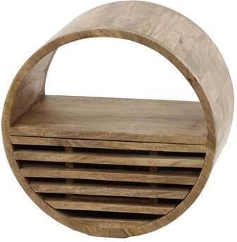 Hoyz Collection Wandschap Tweak Ø40 Massief Mango Zandkleur