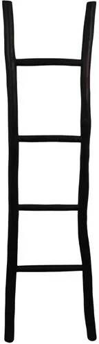 HSM Collection Decoratieve ladder 150 cm zwart