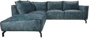 HSM Collection Hoekbank Links 2.5-zits Morgan 248x261x88 Adore 158 Niagara Velours