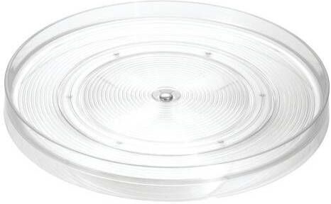 IDesign Lazy Susan Draaiplateau 28.7 cm Kunststof Transparant i