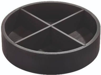 IDesign Lazy Susan Draaiplateau met Vakken 30.5 cm Paulownia Hout