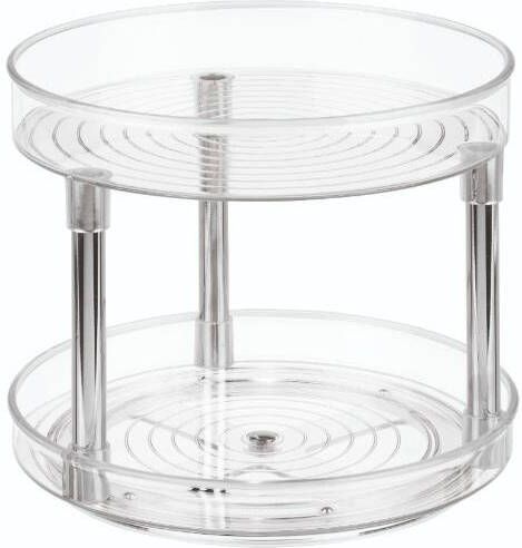 IDesign Lazy Susan Draaiplateau met Verdieping 23 x 23 x 24 Kunsts