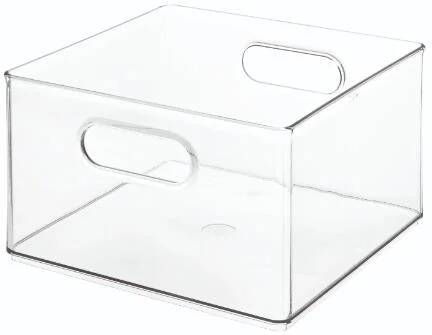 IDesign Opbergbox met Handvaten 25.4 x 25.4 x 15.2 cm Kunststof T