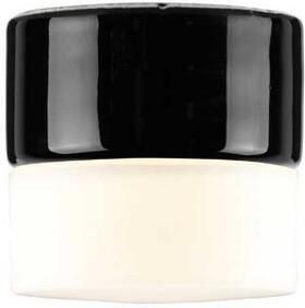 Ifo Electric Ifö Electric Opus 100|100 plafond-en wandlamp porselein IP44 zwart