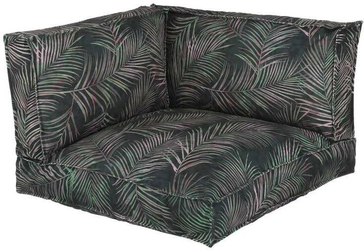In The Mood Collection In the Mood Tropical Hoek Palletkussens 80x80x52 cm Groen