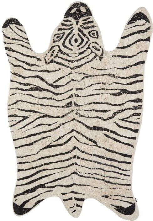 In The Mood Collection Kleed Zebra L180 x B120 cm Zwart Wit