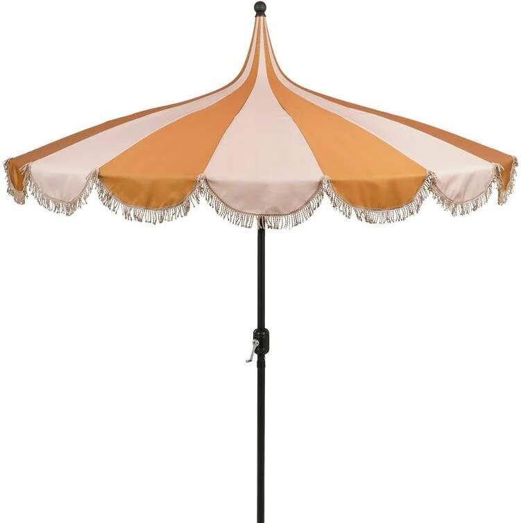 In The Mood Collection Rissy Parasol H238 x Ø220 cm Bruin