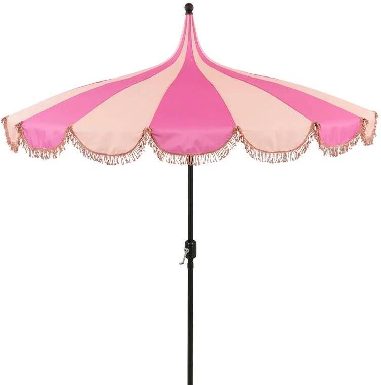 In The Mood Collection Rissy Parasol H238 x Ø220 cm Roze - Foto 1