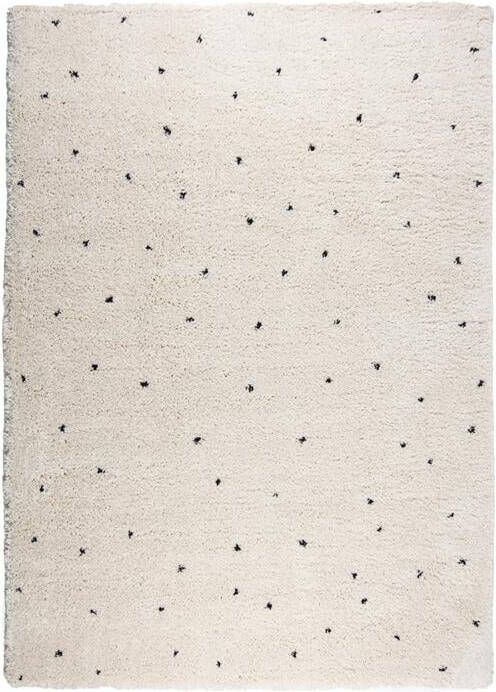 Interieur05 Vloerkleed Cream|Zwart 160x230cm (M) Dots