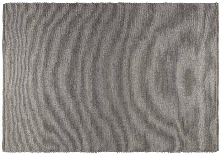 Interieur 05 Wollen Vloerkleed Donkergrijs Vik Grijs Antraciet Wol 200 x 290 cm (L) - Foto 2