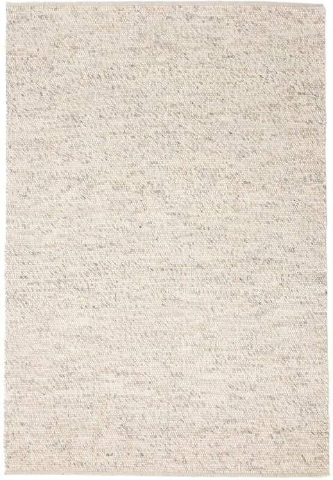 Interieur05 Wollen vloerkleed Rond Vik Beige|wit 200cm