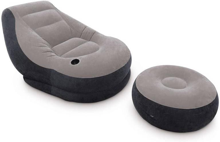 Intex Opblaasstoel met poef Ultra Lounge Relax 68564NP - Foto 2