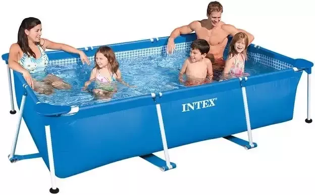 Intex Opzetzwembad Metal Frame Rectangular - Foto 2