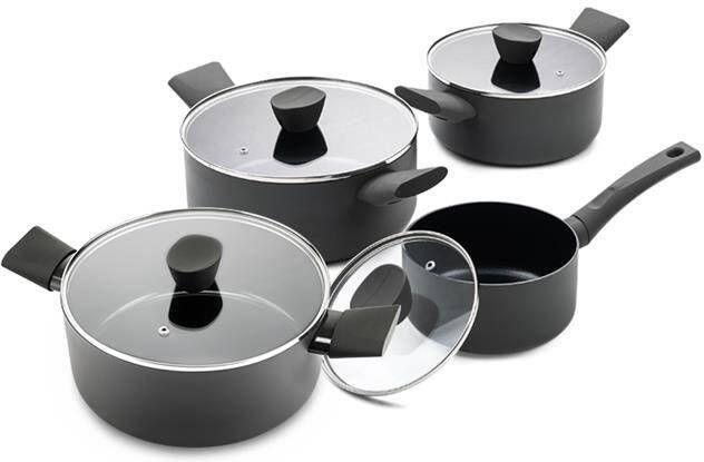 ISENVI Avon Keramische kookpannenset Extra 4 delig Ergonomisch