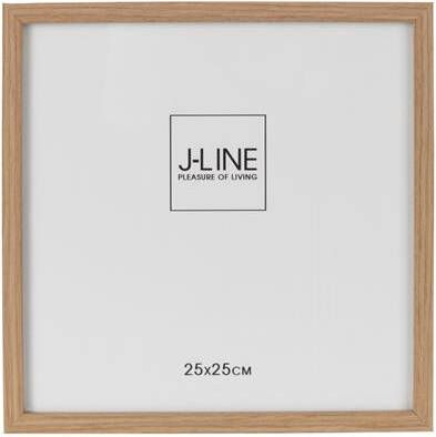 J-Line fotolijst fotokader Basic hout naturel large 2 stuks