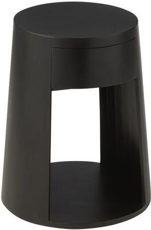 J-Line bijzettafel drawn mango hout mdf zwart - Foto 2