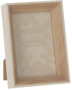 J-Line fotolijst hout creme 2 stuks