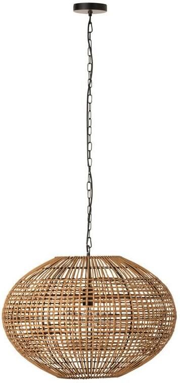 J-Line hanglamp riet|metaal naturel