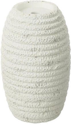 J-Line kandelaar Creta cement wit small