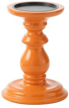 J-Line kandelaar Halter hout oranje