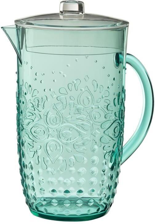 J-Line karaf kunststof aquablauw