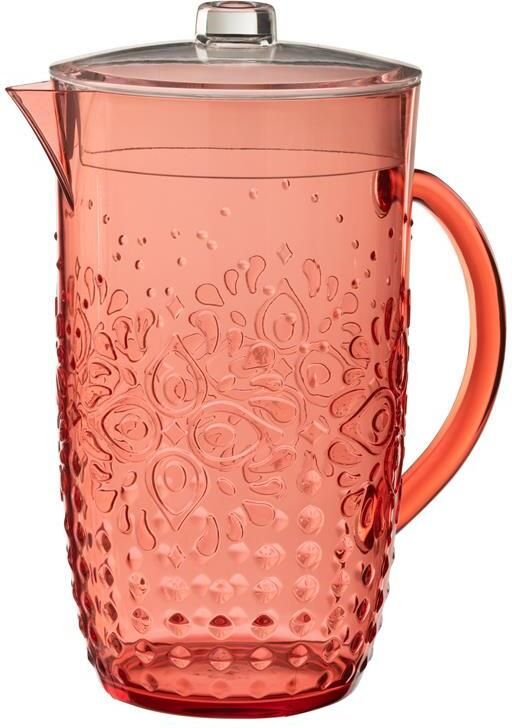 J-Line karaf kunststof rood