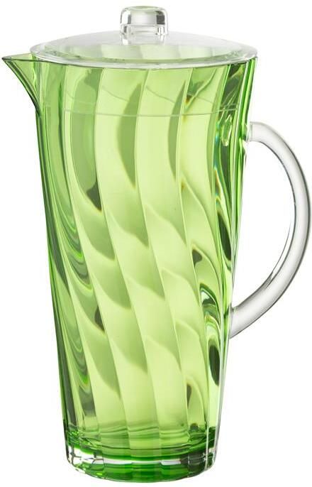 J-Line karaf Wave kunststof donkergroen