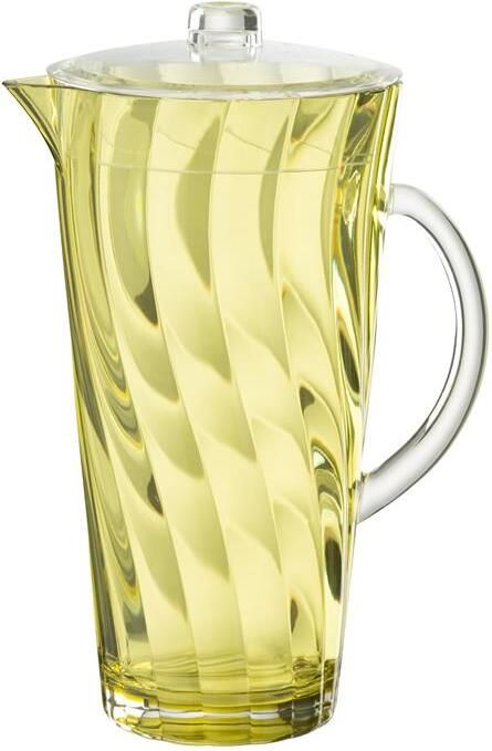 J-Line karaf Wave kunststof geel