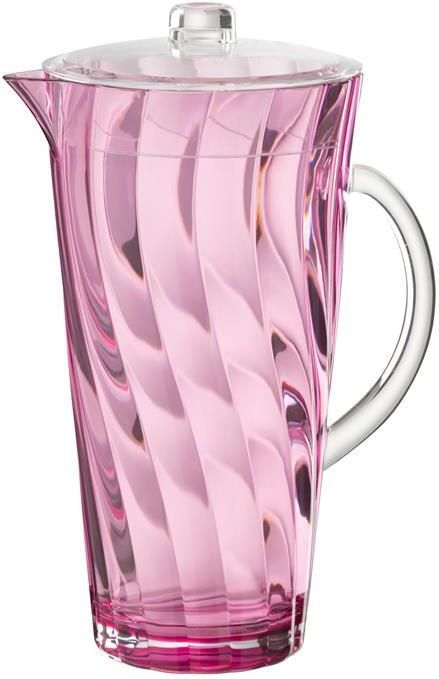 J-Line karaf Wave kunststof roze