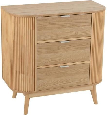 J-Line Kast Rond Mdf Dennenhout Naturel Large - Foto 2