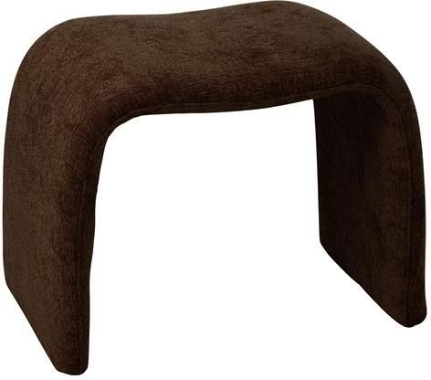 J-Line kruk N shape textiel donkerbruin - Foto 2