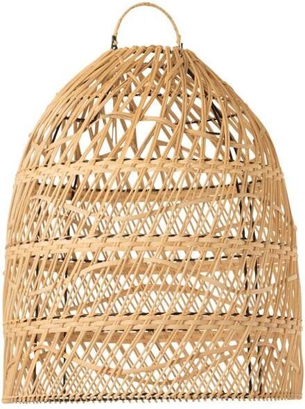J-Line Lampkap Golven Rotan Naturel