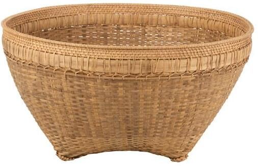 J-Line mand Rond rotan naturel extra large