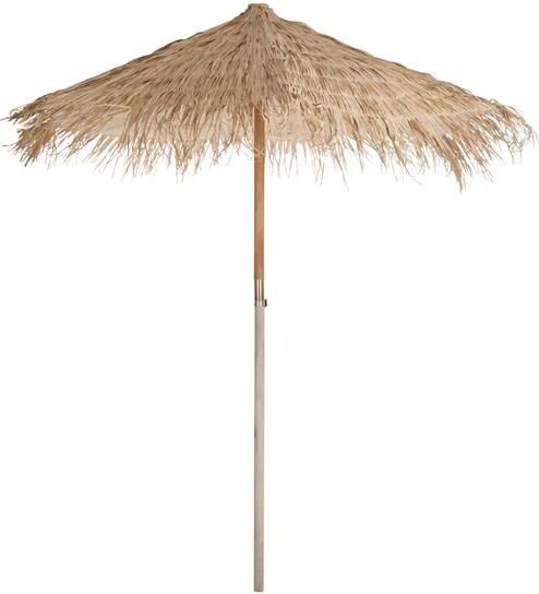 J-Line parasol Stro naturel large