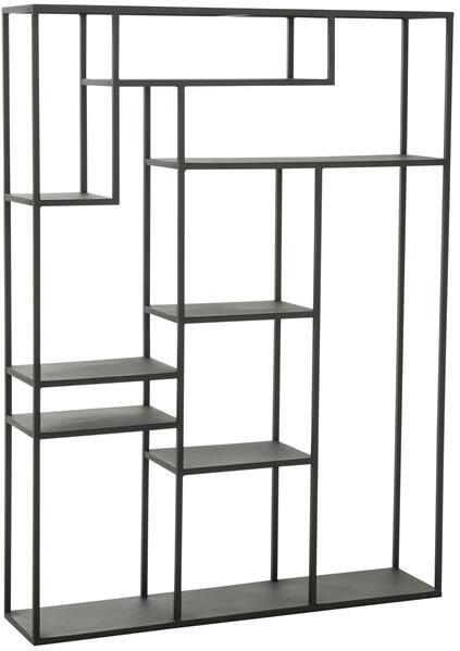 CaliCosy Etagere Planches Inegales Metal Noir - Foto 2