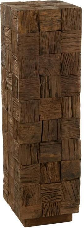 J-Line sokkel hout naturel large
